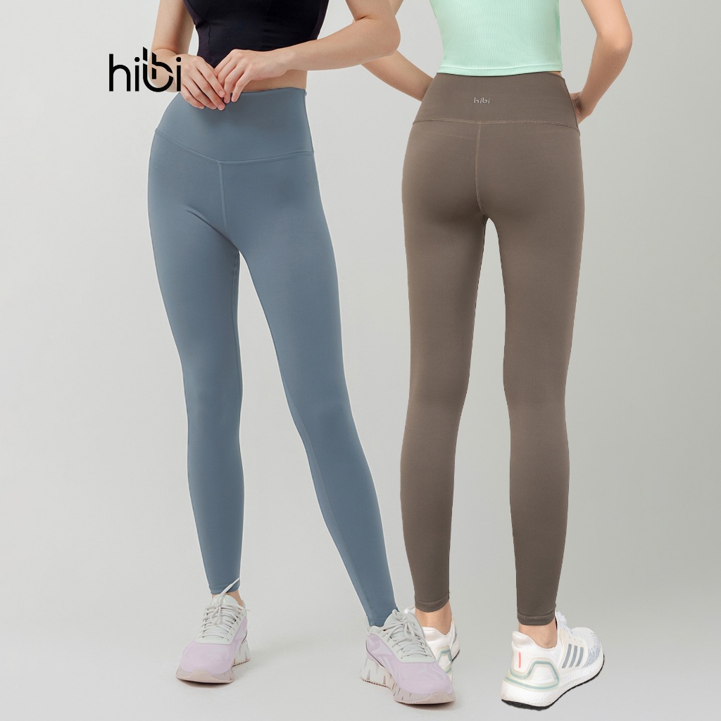 Quần tập yoga gym Luxury Hibi Sports QD312, kiểu lưng cao tôn dáng, chất vải cao cấp Lu Fabric