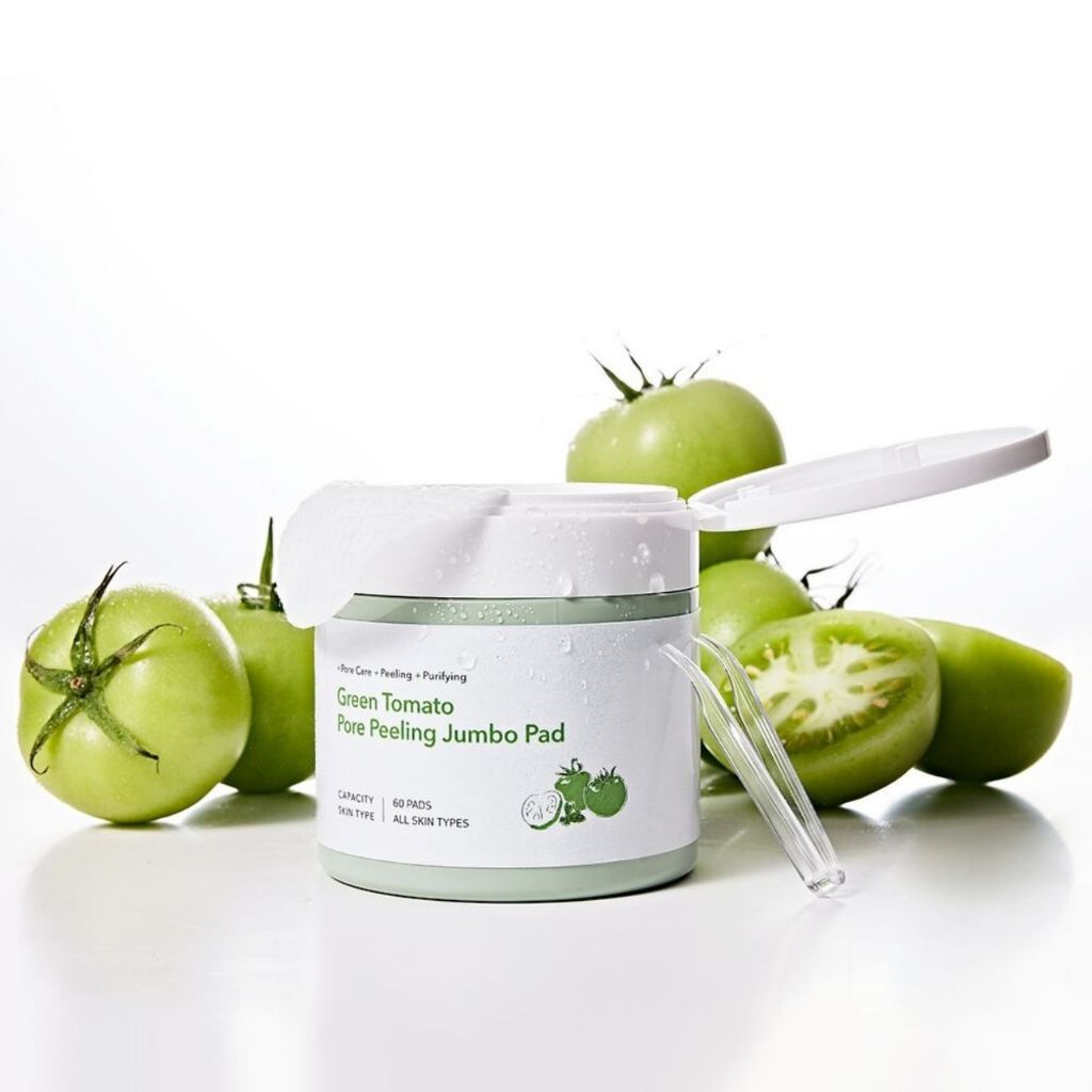 Toner Sungboon Editor Green Tomato Pore Peeling Jumbo Pad 180ml 60 pads Toner Cà Chua Xanh Dạng Miếng Dán