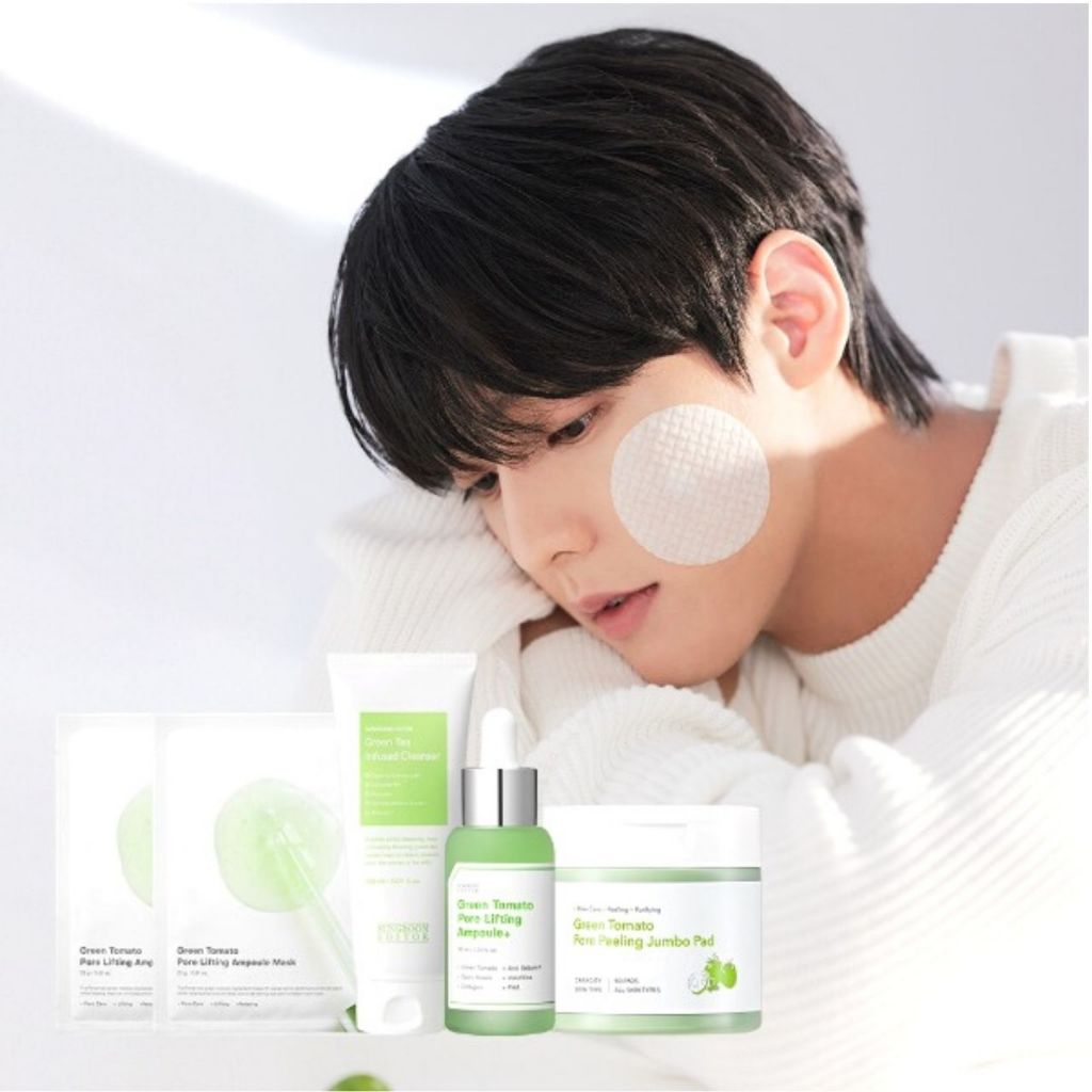 Toner Sungboon Editor Green Tomato Pore Peeling Jumbo Pad 180ml 60 pads Toner Cà Chua Xanh Dạng Miếng Dán