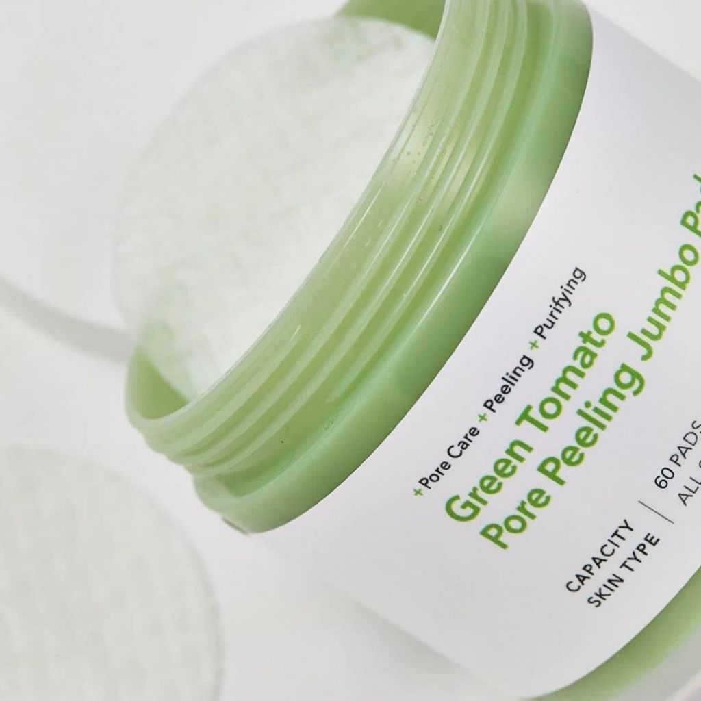 Toner Sungboon Editor Green Tomato Pore Peeling Jumbo Pad 180ml 60 pads Toner Cà Chua Xanh Dạng Miếng Dán