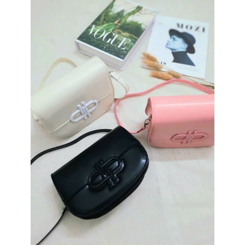 Túi xách nữ, túi đeo chéo thời trang công sở Hàn Quốc đeo chéo hot trend _ A33 TÚI PƠ DÔ DÁNG BẦU 2 DÂY