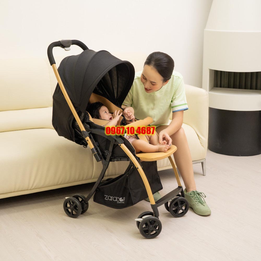 Xe đẩy 2 chiều 3 tư thế gấp gọn cho bé - ZARACOS Aliko 9056