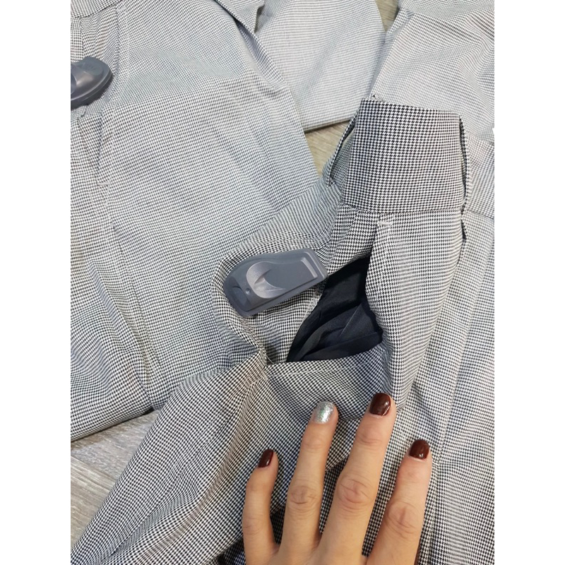 Quần Baggy Kẻ Zara