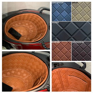 Lót cốp da cho xe Vespa Sprint, Vespa Primavera phiên bản cao cấp nhất, SANG XỊN MỊN