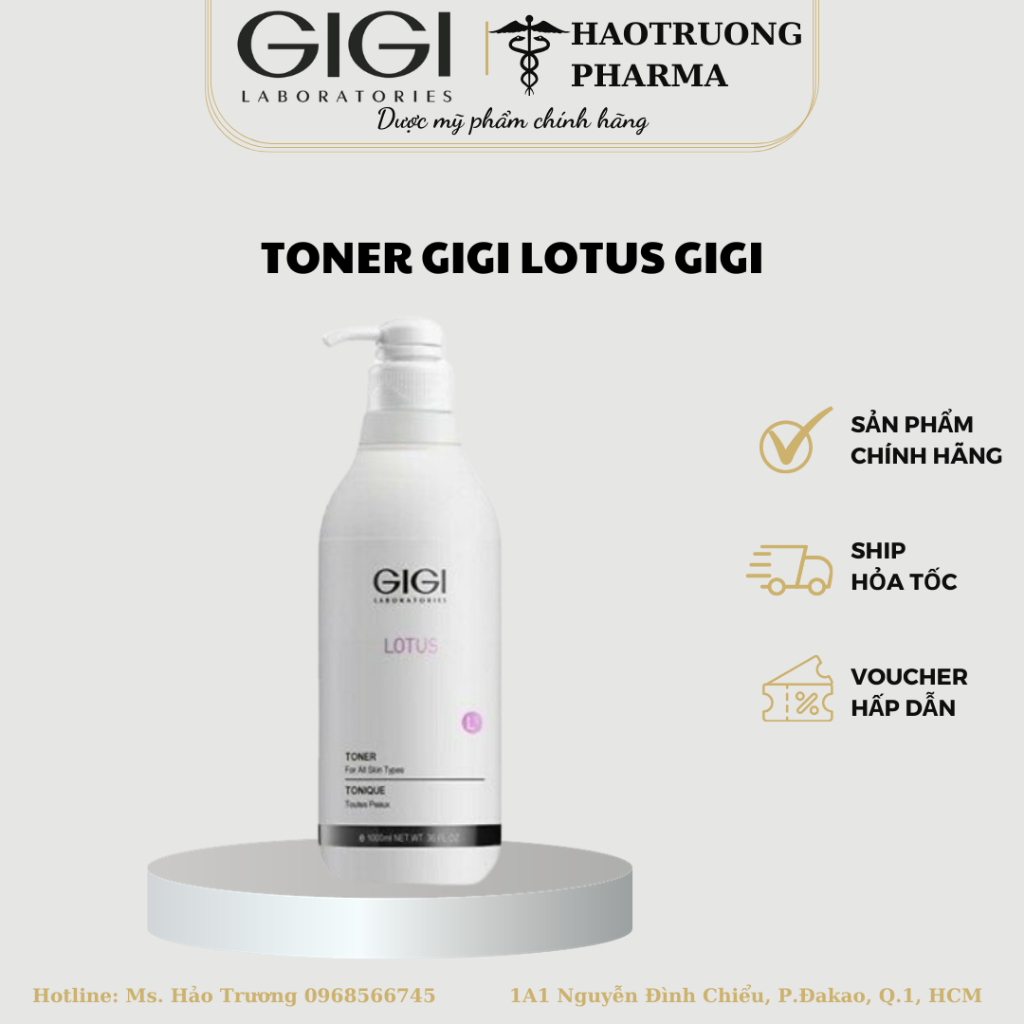 Gigi Lotus Toner/ Nước hoa hồng GiGi dành cho mọi loại da