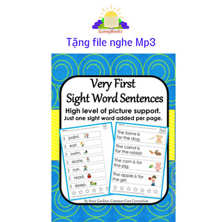 Vở Very First sight word sentences cho bé luyện tiếng anh