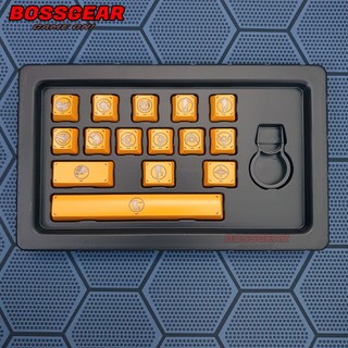 [Mã SKAMLTS0811 giảm 15K đơn 0Đ] Bộ Keycap PUBG 15 nút màu vàng ( Xuyên LED,chuẩn OEM ,High Profile )