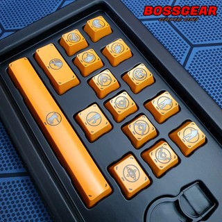 [Mã SKAMLTS0811 giảm 15K đơn 0Đ] Bộ Keycap PUBG 15 nút màu vàng ( Xuyên LED,chuẩn OEM ,High Profile )