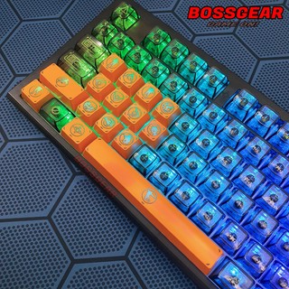 [Mã SKAMLTS0811 giảm 15K đơn 0Đ] Bộ Keycap PUBG 15 nút màu vàng ( Xuyên LED,chuẩn OEM ,High Profile )