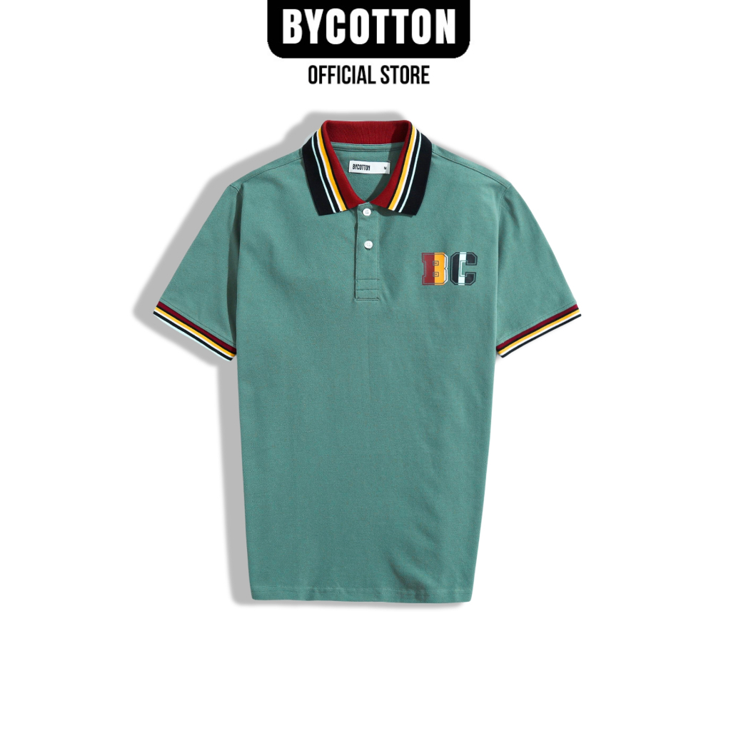 [Mã PA110725 giảm đến 50K] Áo Thun Nam Cao Cấp Polo Green In Logo Nhiều Màu BY COTTON