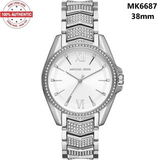 Đồng Hồ Nữ Michael Kors MK6687 38mm Dây Kim Loại Đính Đá Chính Hãng