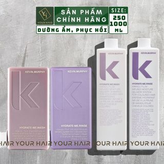 COMBO GỘI XẢ Dưỡng ẩm phục hồi cho tóc khô Kevin Murphy HYDRATE-ME.WASH & RINSE 250ml | 1000ml