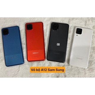 Vỏ Bộ samsung A12,kèm kính camera,khay sim