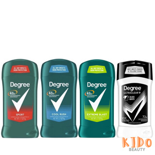 Lăn nách nam Degree khử mùi 48h/72h | Lăn khử mùi dạng sáp cho nam Degree men 76g