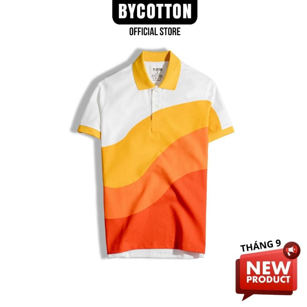 Áo Thun Nam Cao Cấp Polo In Cầu Vòng BY COTTON