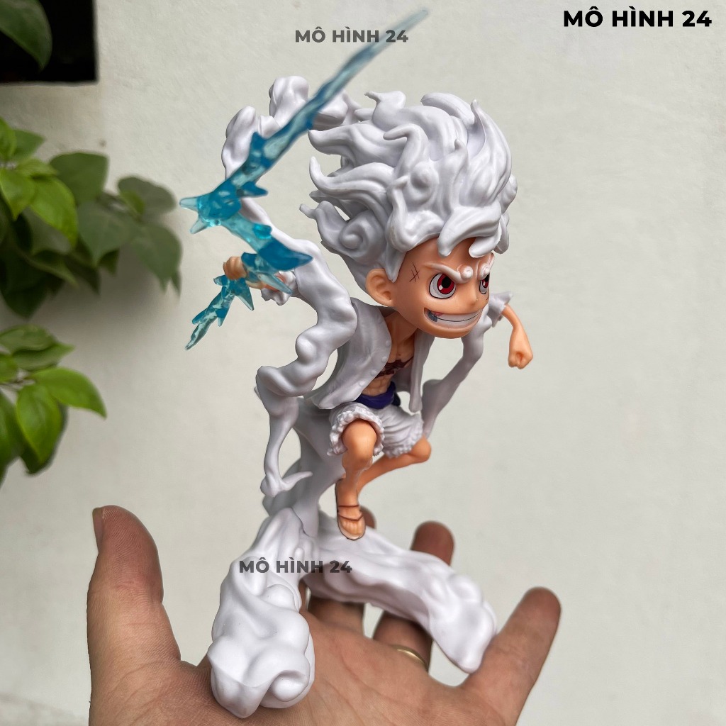 Mô hình trang trí Luffy Nika DMX 16cm figure nhân vật Monkey D luffy Gear 5 dmx studios SD fullbox giá rẻ