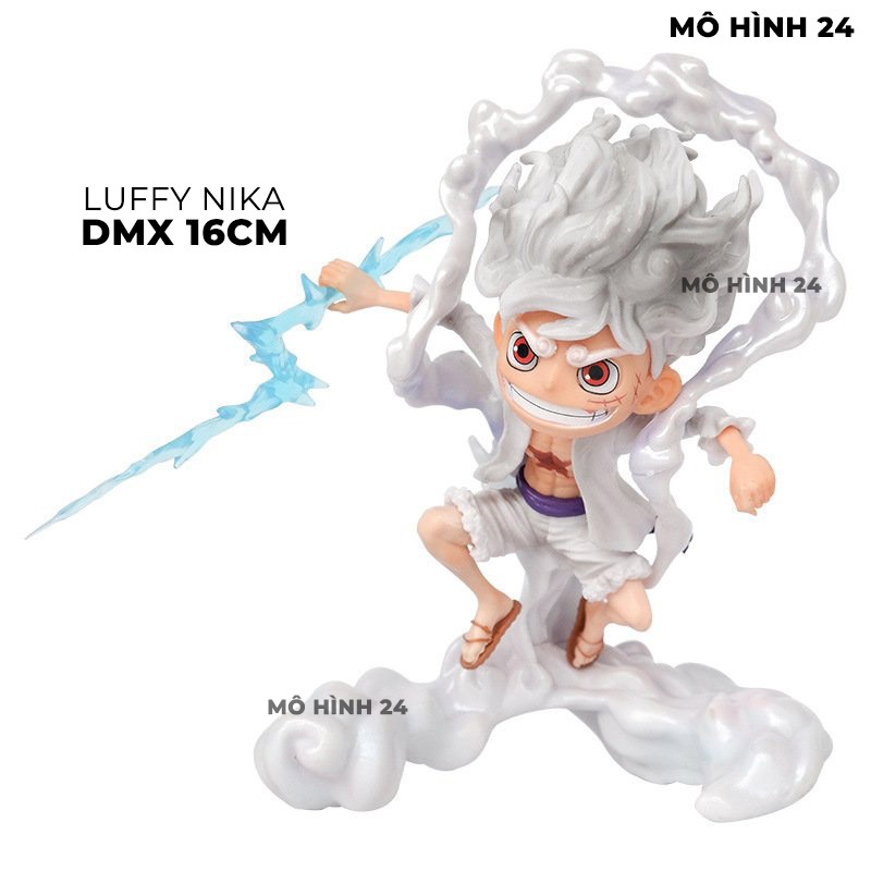 Mô hình trang trí Luffy Nika DMX 16cm figure nhân vật Monkey D luffy Gear 5 dmx studios SD fullbox giá rẻ