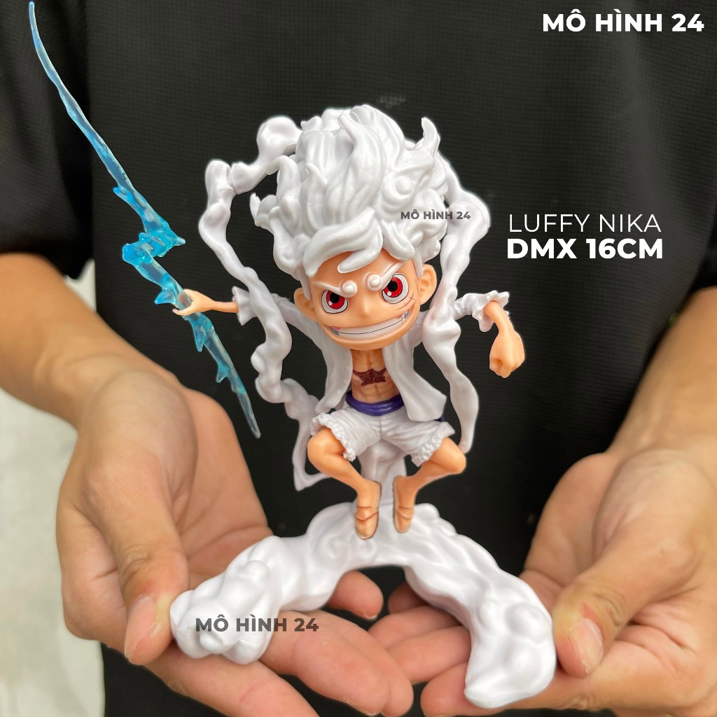 Mô hình trang trí Luffy Nika DMX 16cm figure nhân vật Monkey D luffy Gear 5 dmx studios SD fullbox giá rẻ