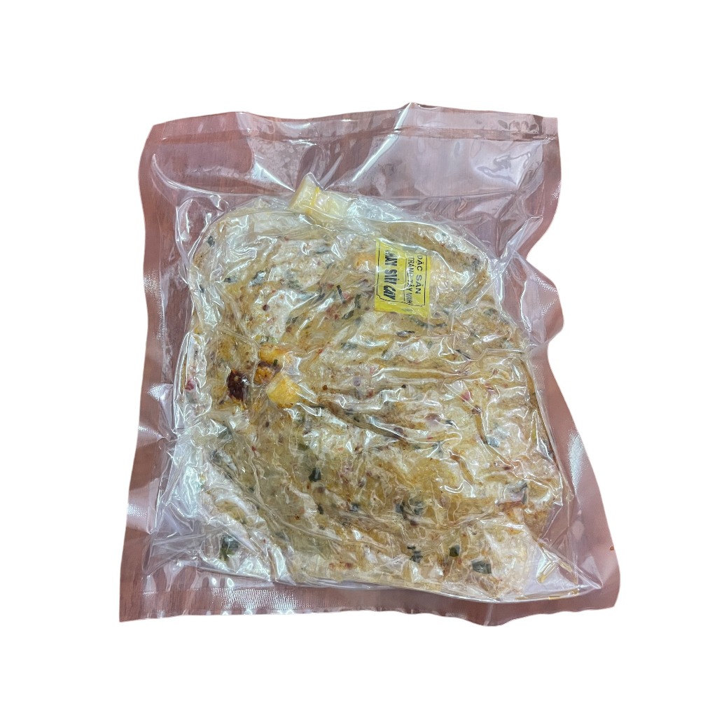 Bánh tráng trộn hành mè cực ngon siêu cay