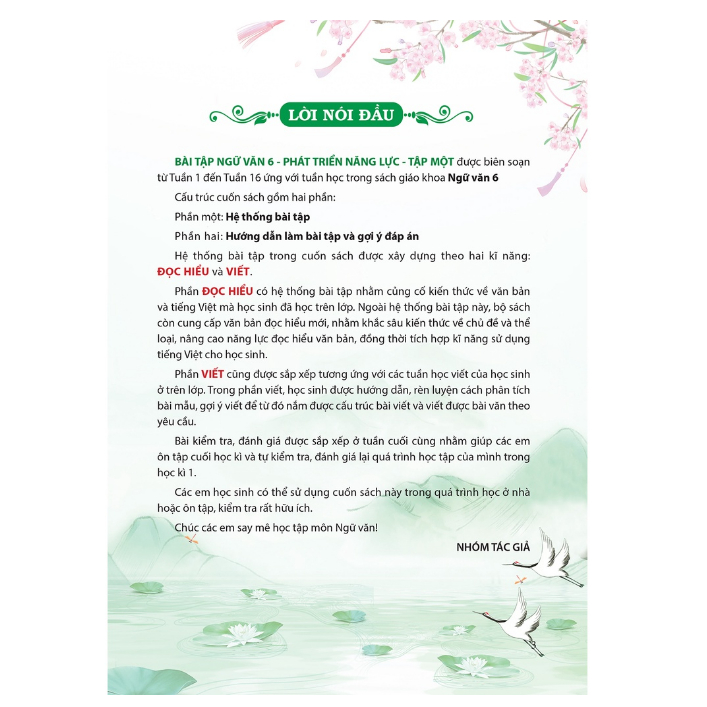 Sách - Bài tập Ngữ Văn 6 Phát triển năng lực - Tập 1