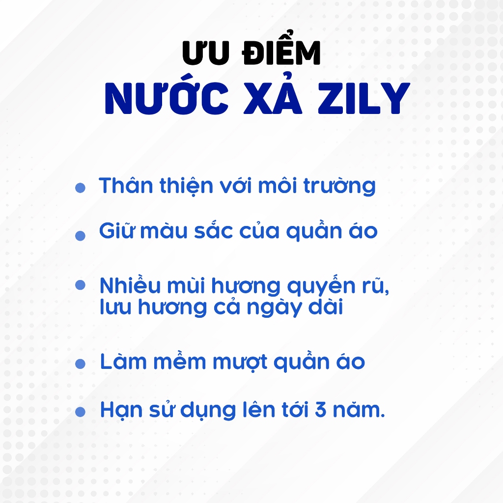 Nước Xả Vải Zily 22ml - 10 Gói/ Dây