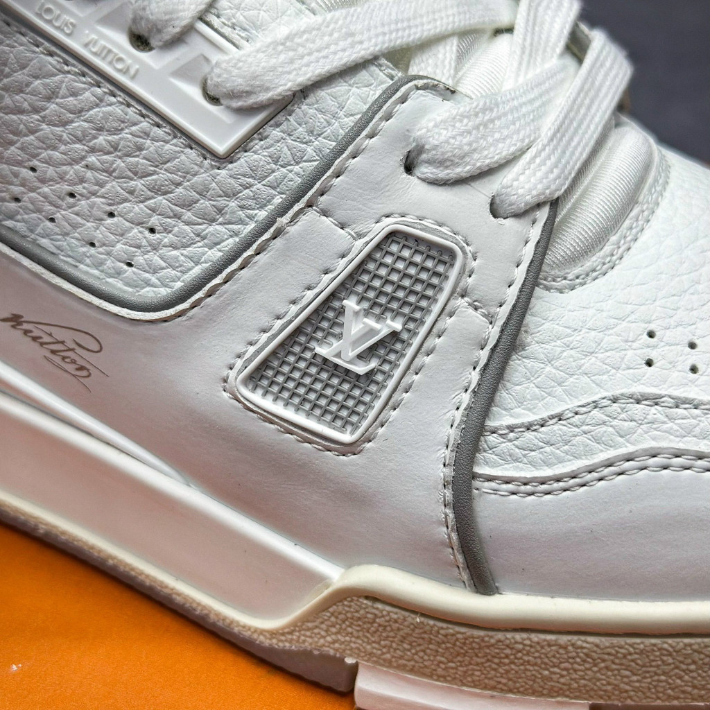 Giày Cao Cấp Thể Thao Sneaker L/v Trai.ner #54 Signa.ture White + freeship + Tặng Tất