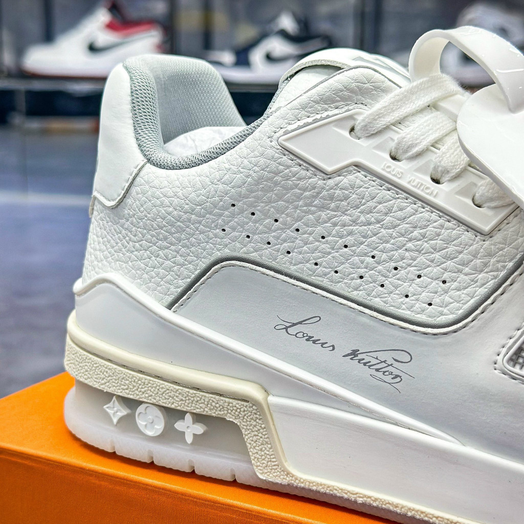 Giày Cao Cấp Thể Thao Sneaker L/v Trai.ner #54 Signa.ture White + freeship + Tặng Tất