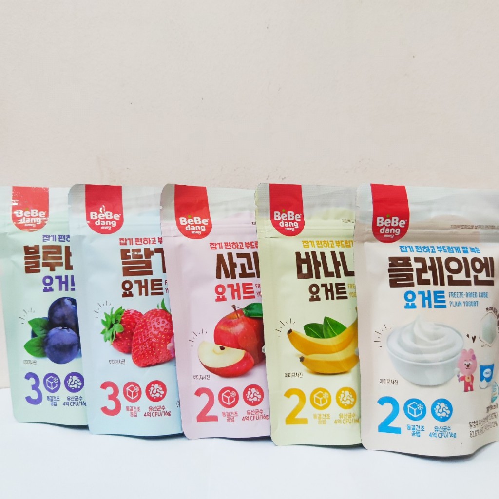SỮA CHUA khô hoa quả sấy lạnh BEBEDANG Hàn Quốc (date 08/2024)
