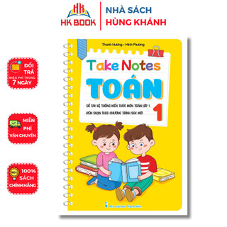 Sách - sổ tay takenotes toán lớp 1 - sổ tay hệ thống kiến thức môn toán lớp 1 - v tn 01