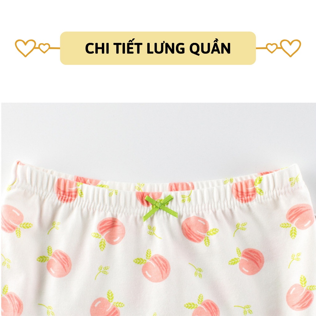 Set 4 quần lót bé gái 27Kids Quần chip đùi bé gái vải cotton khử khuẩn công nghệ mới họa tiết dễ thương GSUW3