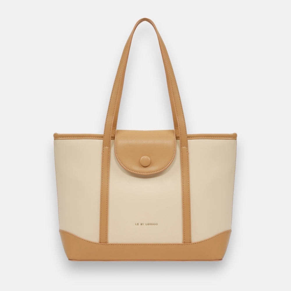 Túi Tote Đeo Vai Lemino Phối Màu Thời Trang LB23247