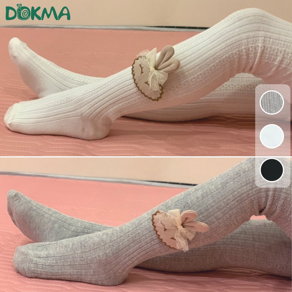 Quần tất len bé gái không bàn, có bàn Dokma DS542 DS543