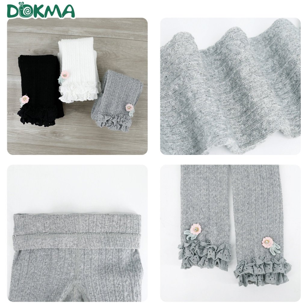 Quần tất len bé gái không bàn, có bàn Dokma DS542 DS543