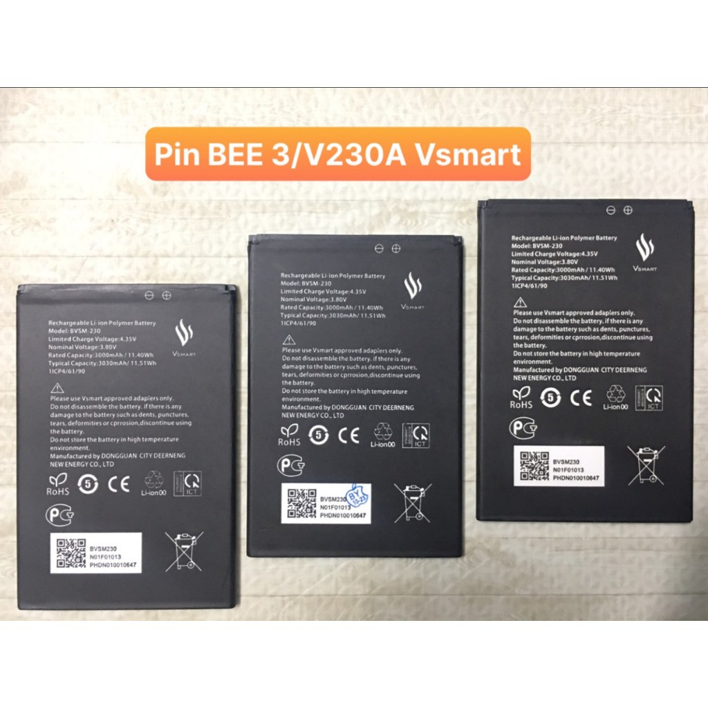 Pin BEE 3/V230A - Vsmart