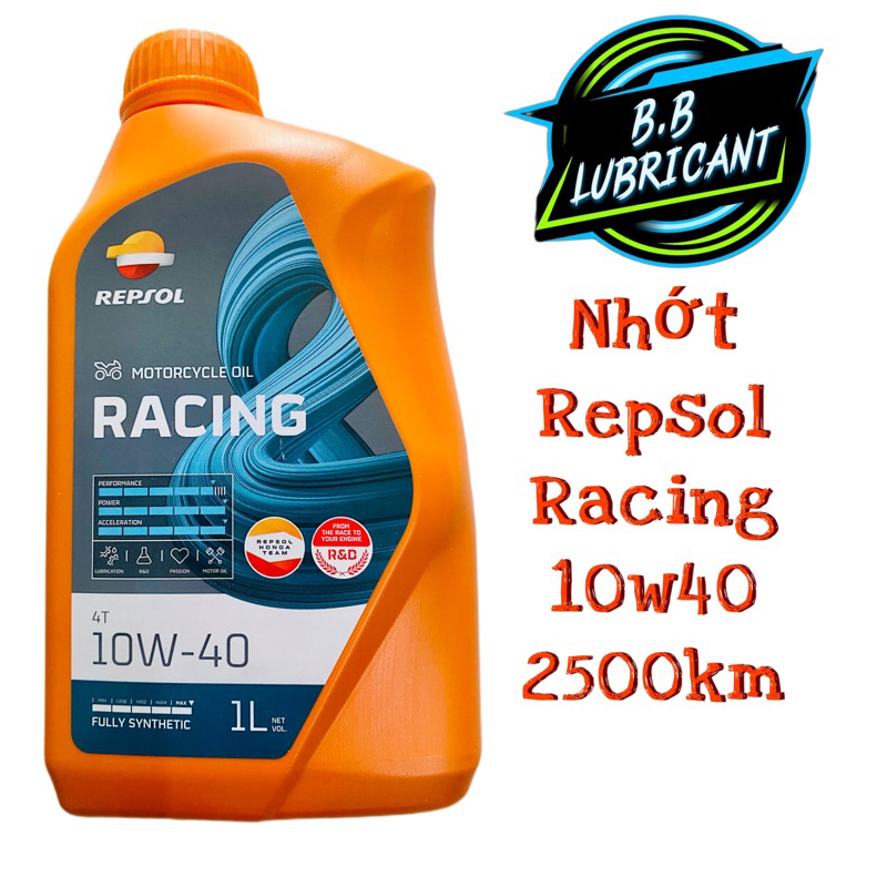 Nhớt Repsol Racing 10w40 ( mẫu mới 2022)