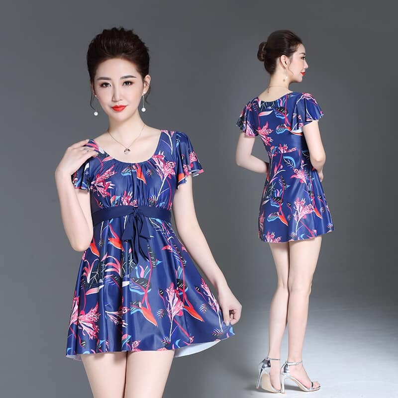 Bộ bơi trung niên kín đáo, thiết kế trẻ trung chính hãng YouYou có size lớn , Mẫu mới