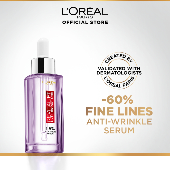 Serum siêu cấp ẩm & giảm nếp nhăn L'Oreal Paris Revitalift Pure Hyaluronic Acid 1.5% 30ml