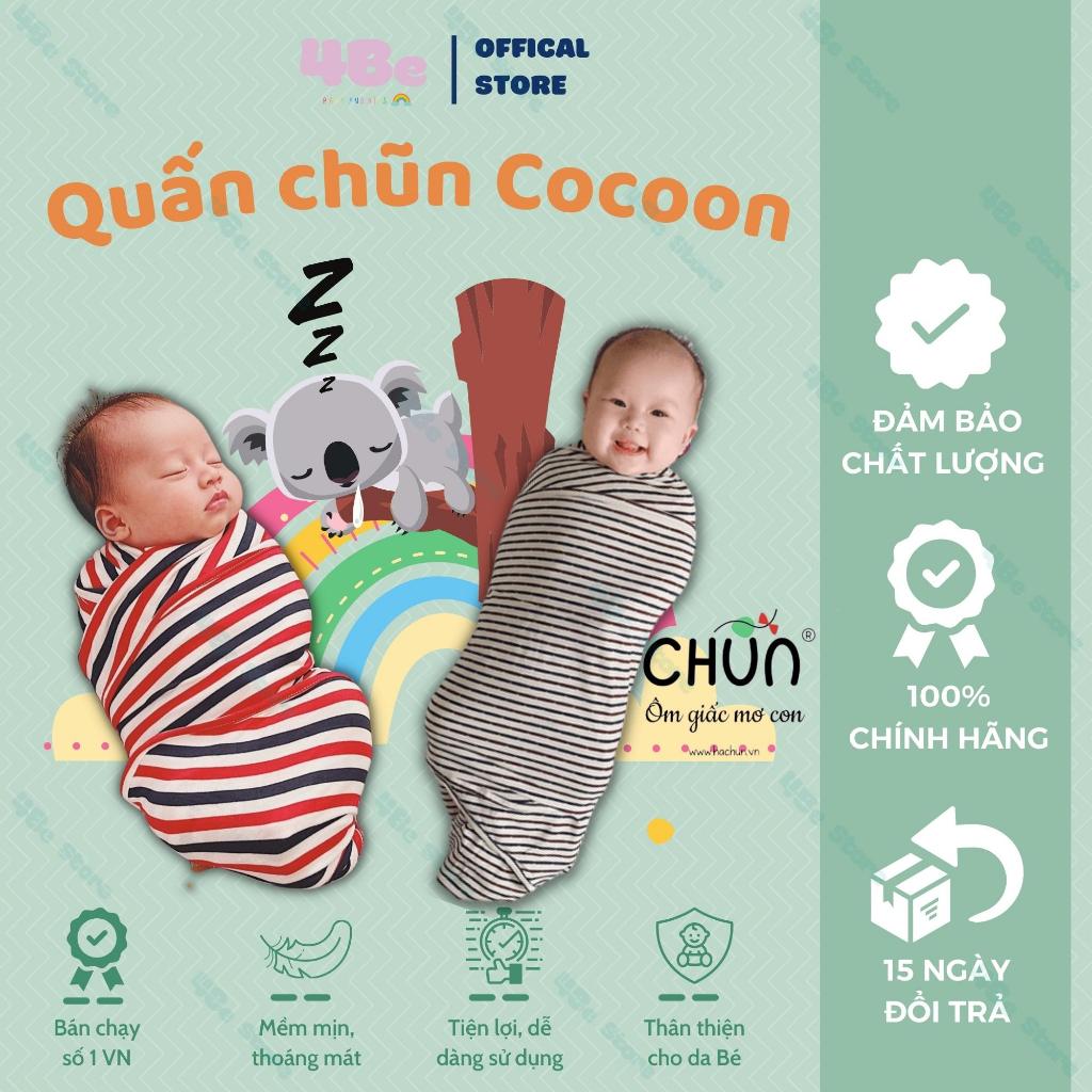 [TẶNG QUÀ] Quấn Chũn Thần Thánh CoCoon Chính Hãng Cho Bé Giúp Bé Ngủ Ngon, Sâu Giấc 4Be