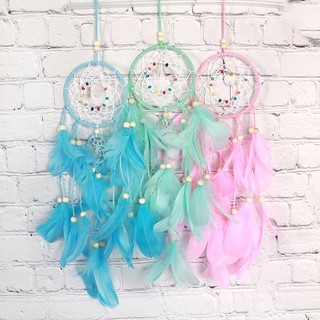 [Kèm Đèn Led] Dreamcatcher Treo Tường Nhiều Màu Pastel Decor Phòng Ngủ, Phòng Khách, Homestay Cho Ngôi Nhà Bạn Thêm Xinh