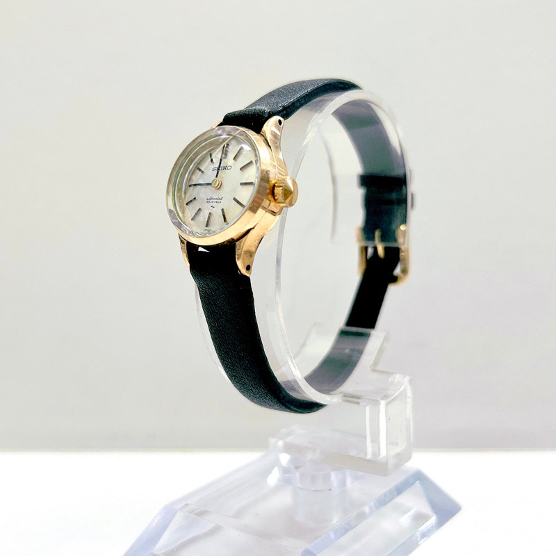 Đồng hồ nữ si hiệu Seiko, cơ cổ lên dây cót tay - secondhand watch Seiko