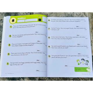 Kumon Reading -Writing -Word Problem - Bộ Nhập 9c