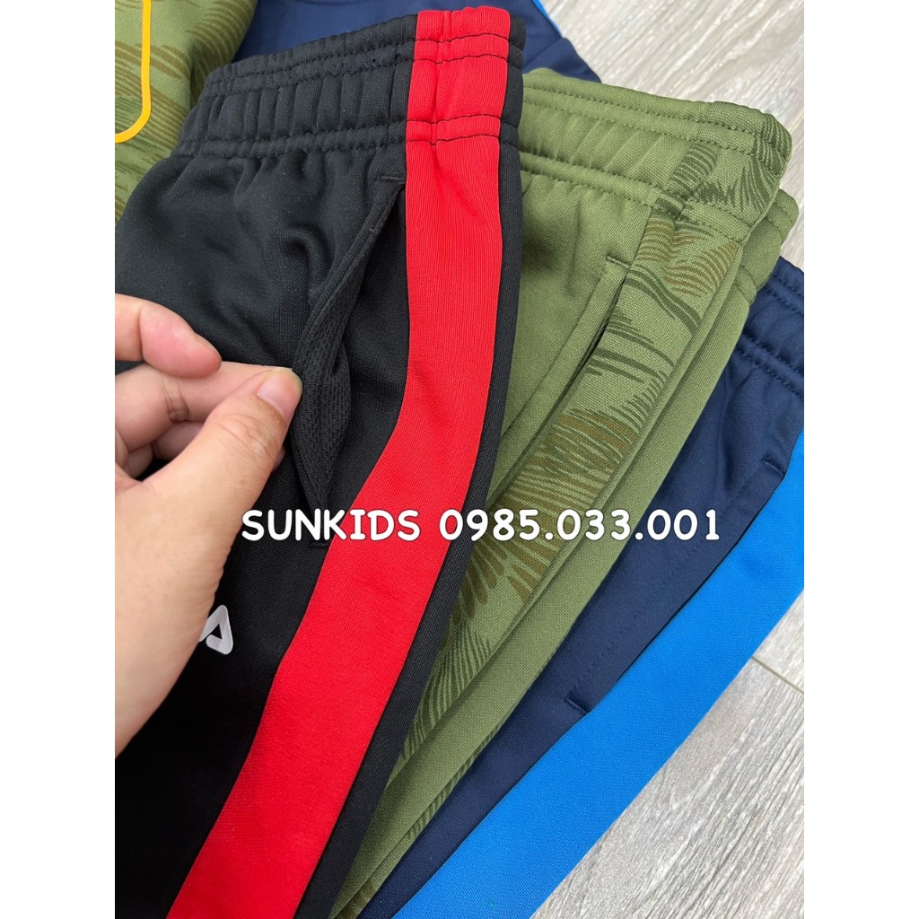 Bộ nỉ thể thao bé trai Fi la 3 màu