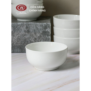 Chén cơm sứ trắng trơn 11.5cm - c07 - sứ minh châu