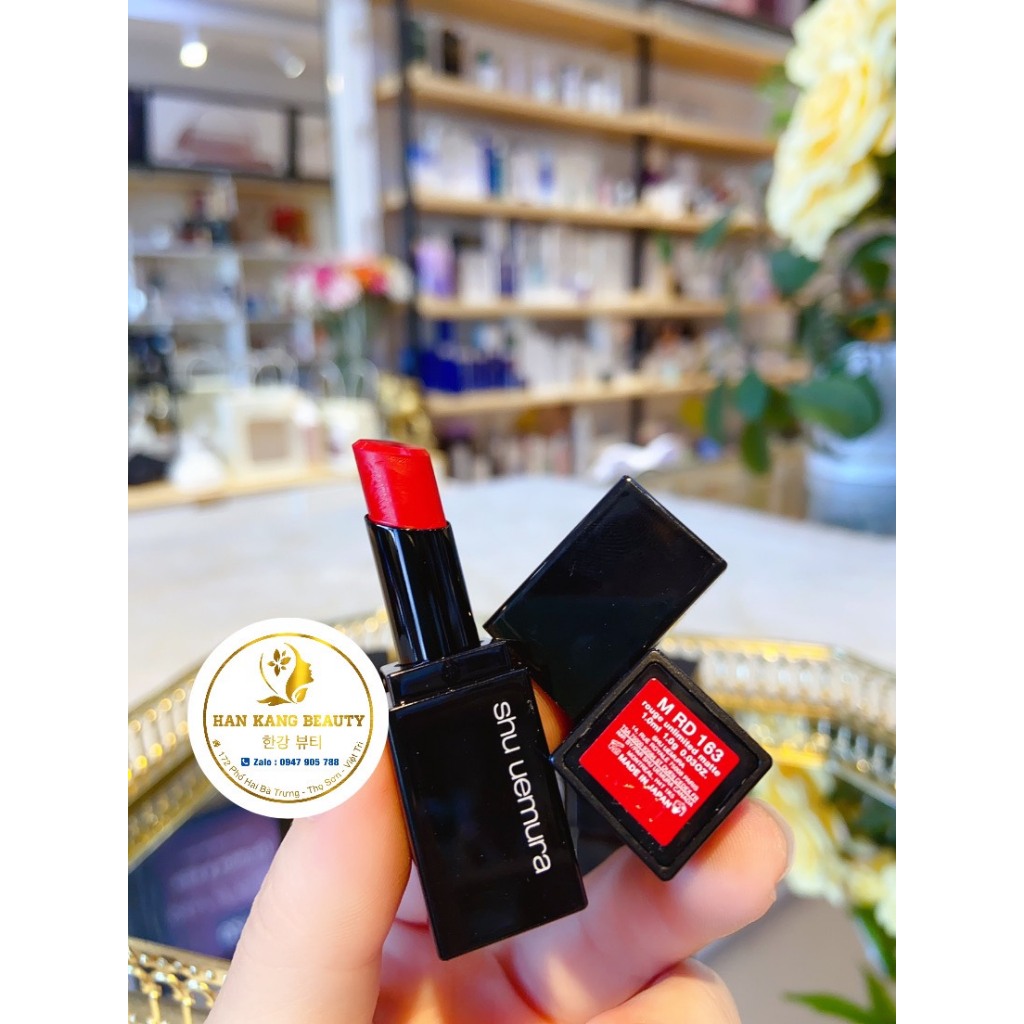 Son Shu Uemura Rouge Unlimited matte lipstick M RD163