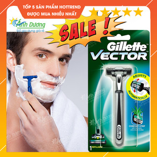 [ Kem chống nắng ] Bộ cán dao cạo râu cao cấp Gillette kèm lưới có sẵn