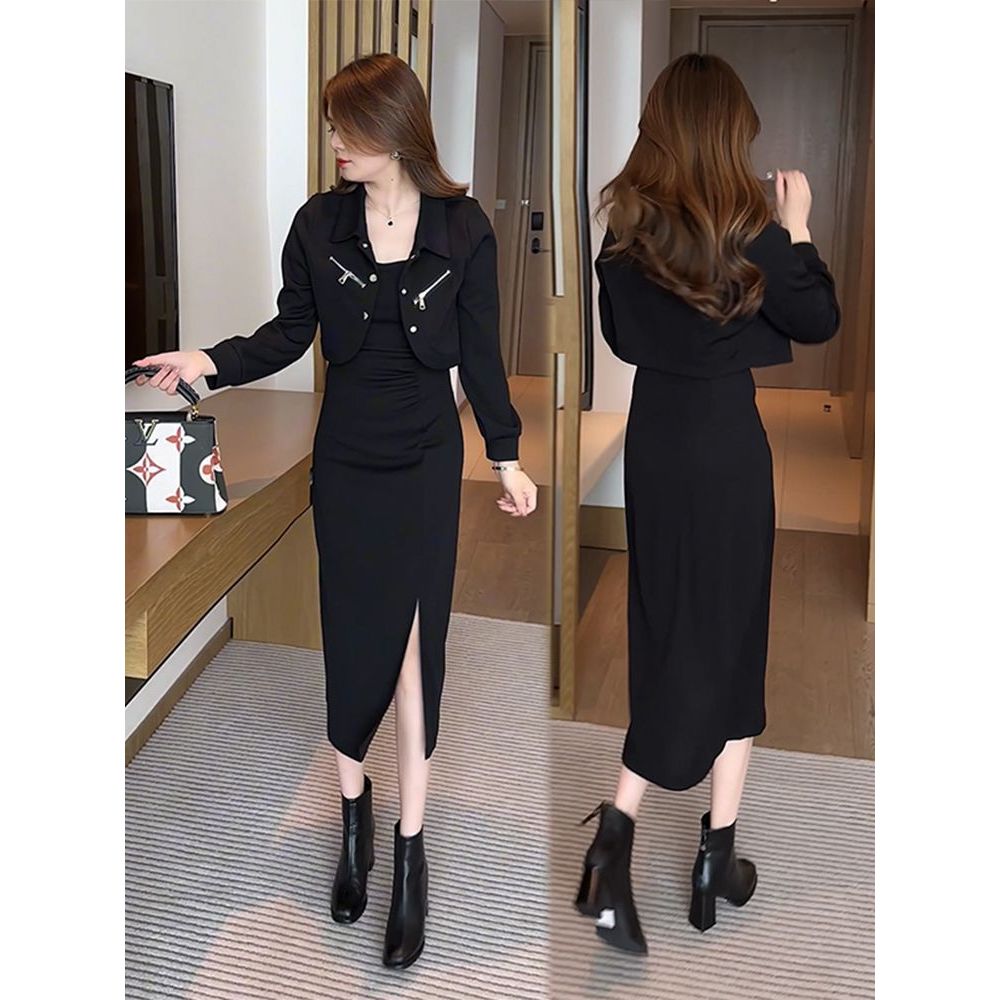 Bộ Thu Đông Nữ , Bộ Đồ Thể Thao Thời Trang Xuân Thu Cho Phụ Nữ Trung Niên V22