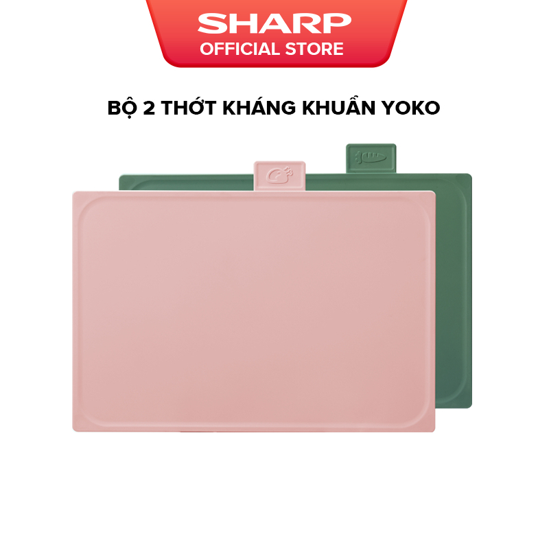 [HA GIFT] Bộ 2 thớt kháng khuẩn Sharp Yoko