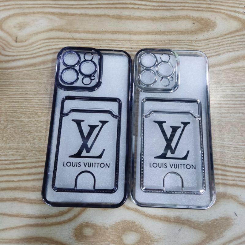 Ốp lưng iPhone 12 promax , 13 promax , 14 promax , 15 promax dẻo xi viền màu lưng có ngăn nhét thẻ car có bảo vệ camera
