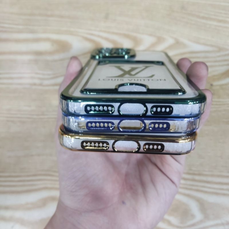 Ốp lưng iPhone 12 promax , 13 promax , 14 promax , 15 promax dẻo xi viền màu lưng có ngăn nhét thẻ car có bảo vệ camera