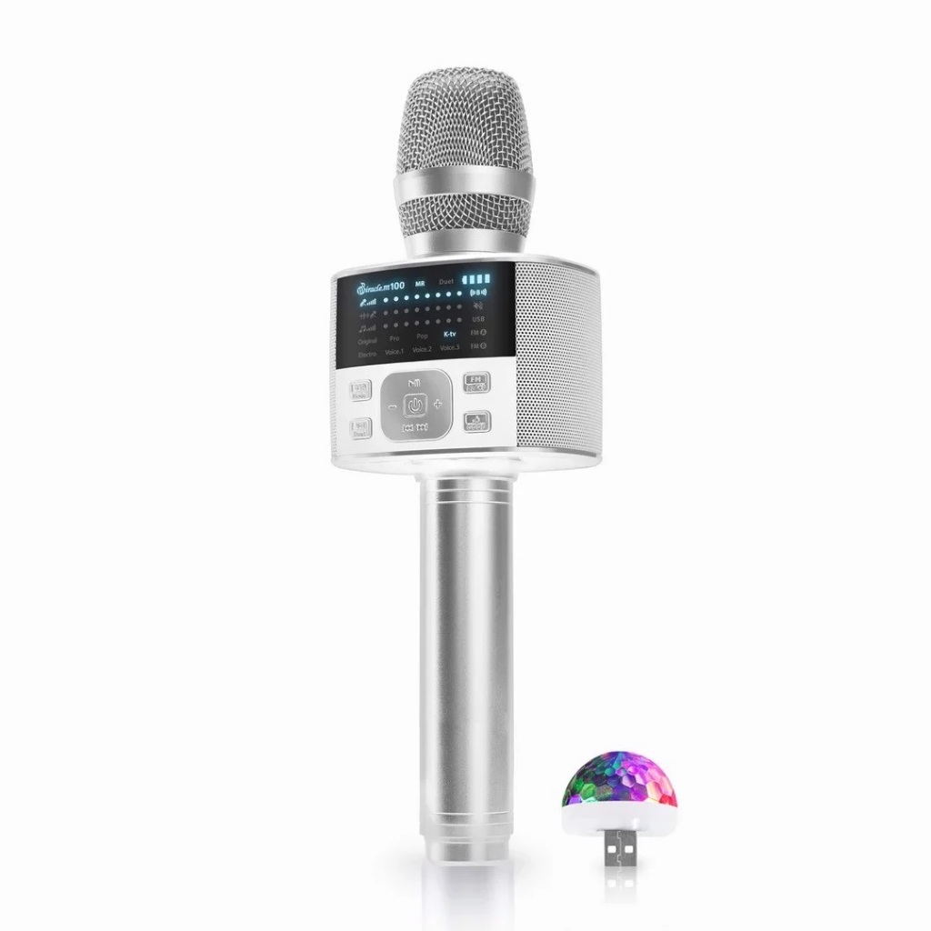 Miracle M100 – Micro Karaoke Bluetooth Cao Cấp Hàn Quốc, Hát Cực Hay